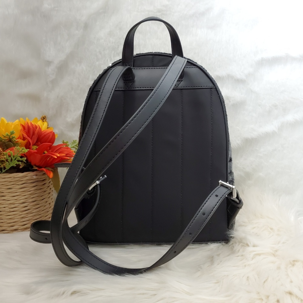💥SALE💥 MICHAEL KORS KENLY MEDIUM SEQUIN BACKPACK - Picture 5 of 6